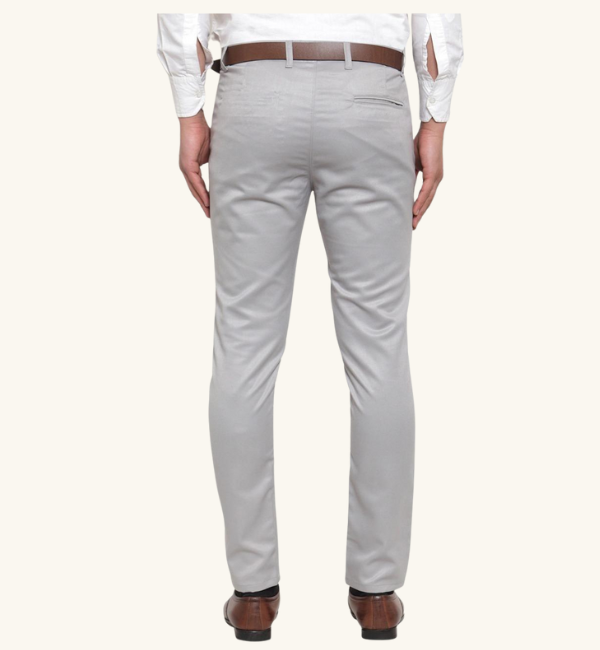 Stretchable Lycra Solid Slim Fit Mens Formal Trouser