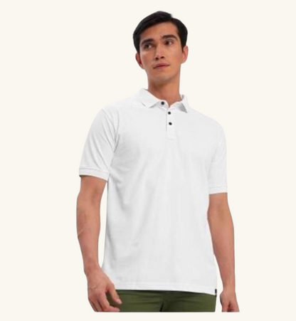 Poly Cotton Solid Half Sleeves Mens Polo T-shirt (Pack of 3)